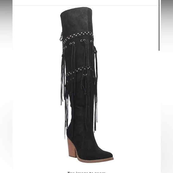Dingo Witchy Women Fringe Western Boots - Picture 1 of 4